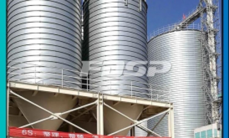 Stålsilo-symbolet på moderne lager